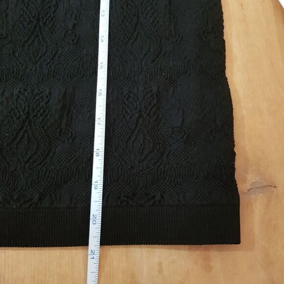 Kaffe Black Medium Tanja Seamless Mini Skirt NWT - Picture 2 of 10